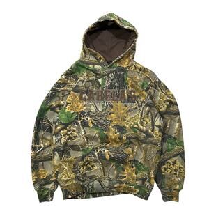 Y2K Cabela’s Real Tree Camo Thick Hoodie Sweatshirt